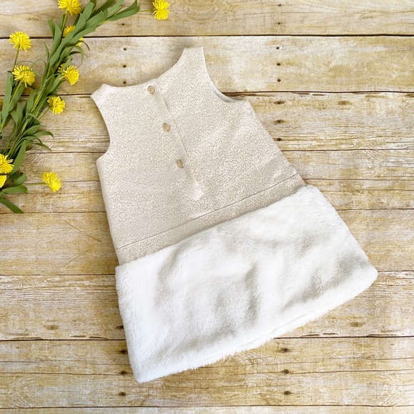 Janie & Jack Rachel Zoe Cheetah Faux Fur Dress - Picture 4 of 8